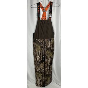 HABIT Men's Cedar Branch Insulated Waterproof Bibs, Medium , Mossy Oak Country